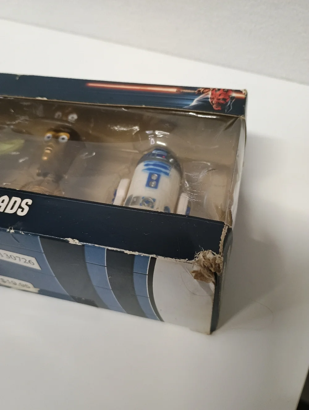 Star Wars Mini Bobble-Head Set - Black, White, Green, Gold, Blue